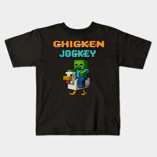 Chicken-Jockey Kids T-Shirt